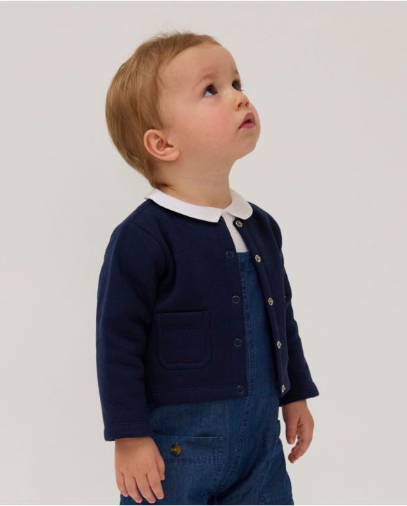 Cardigan sweat marine