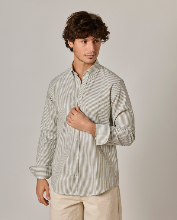 chemise col boutonné coton 