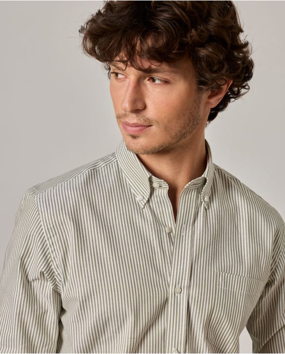 chemise col boutonné coton 