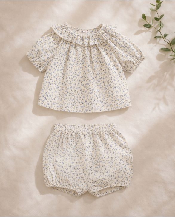 Bloomer gaze de coton imprimé fleur