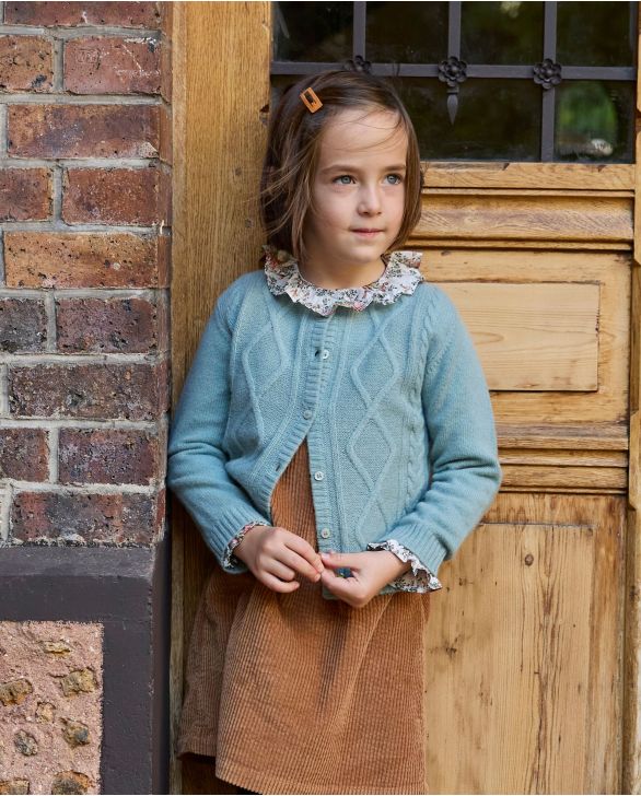 T-shirt à volants en tissu Liberty Miniature Wonderland 