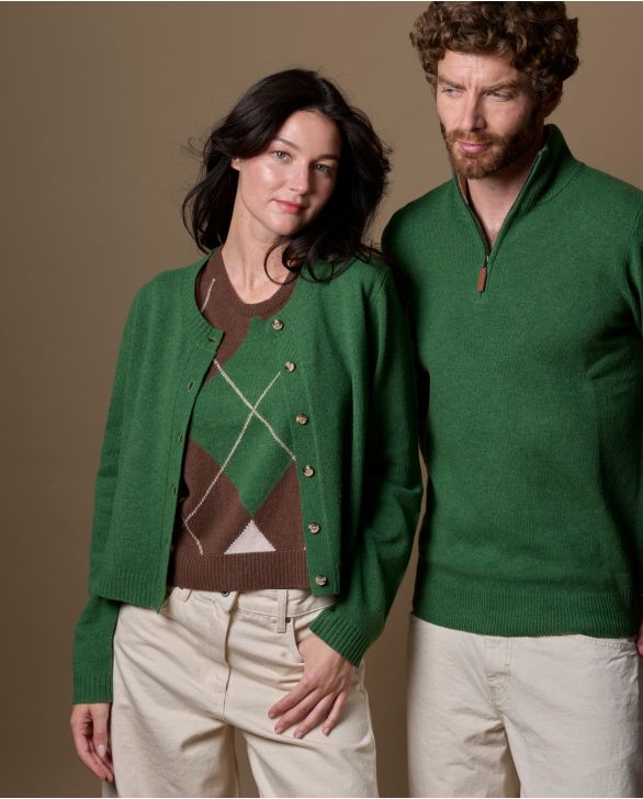cardigan CLARA 100% lambswool