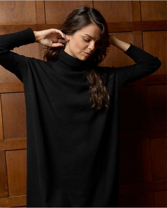 robe BIANCA 100% cachemire