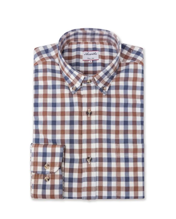 chemise col boutonné coton