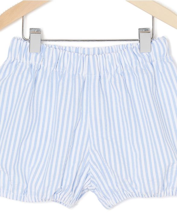 Bloomer seersucker ciel