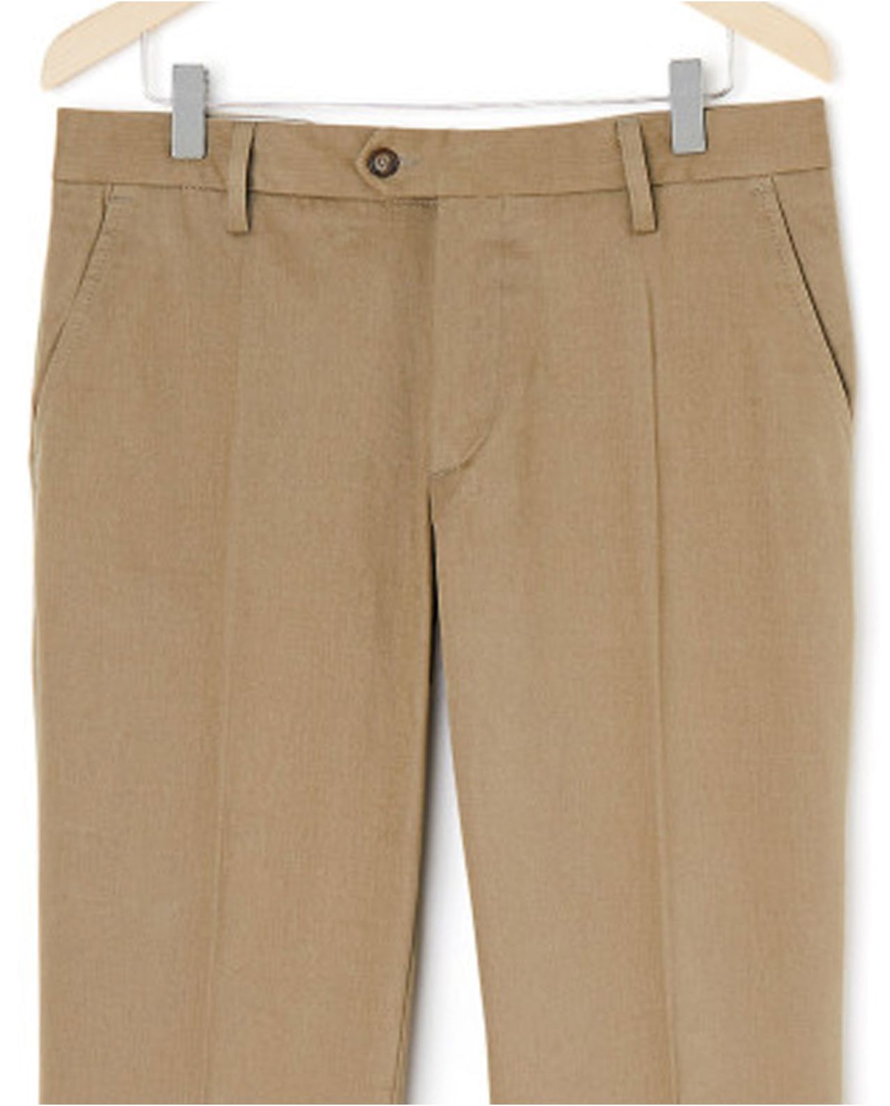 Pantalon twill beige