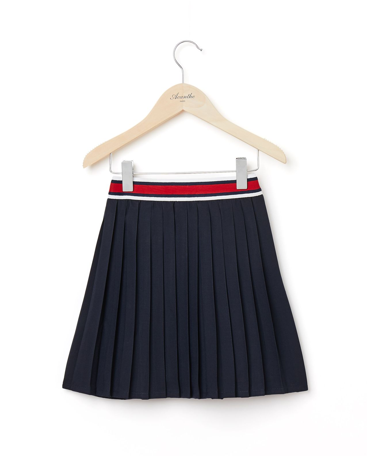 Jupe plissée marine