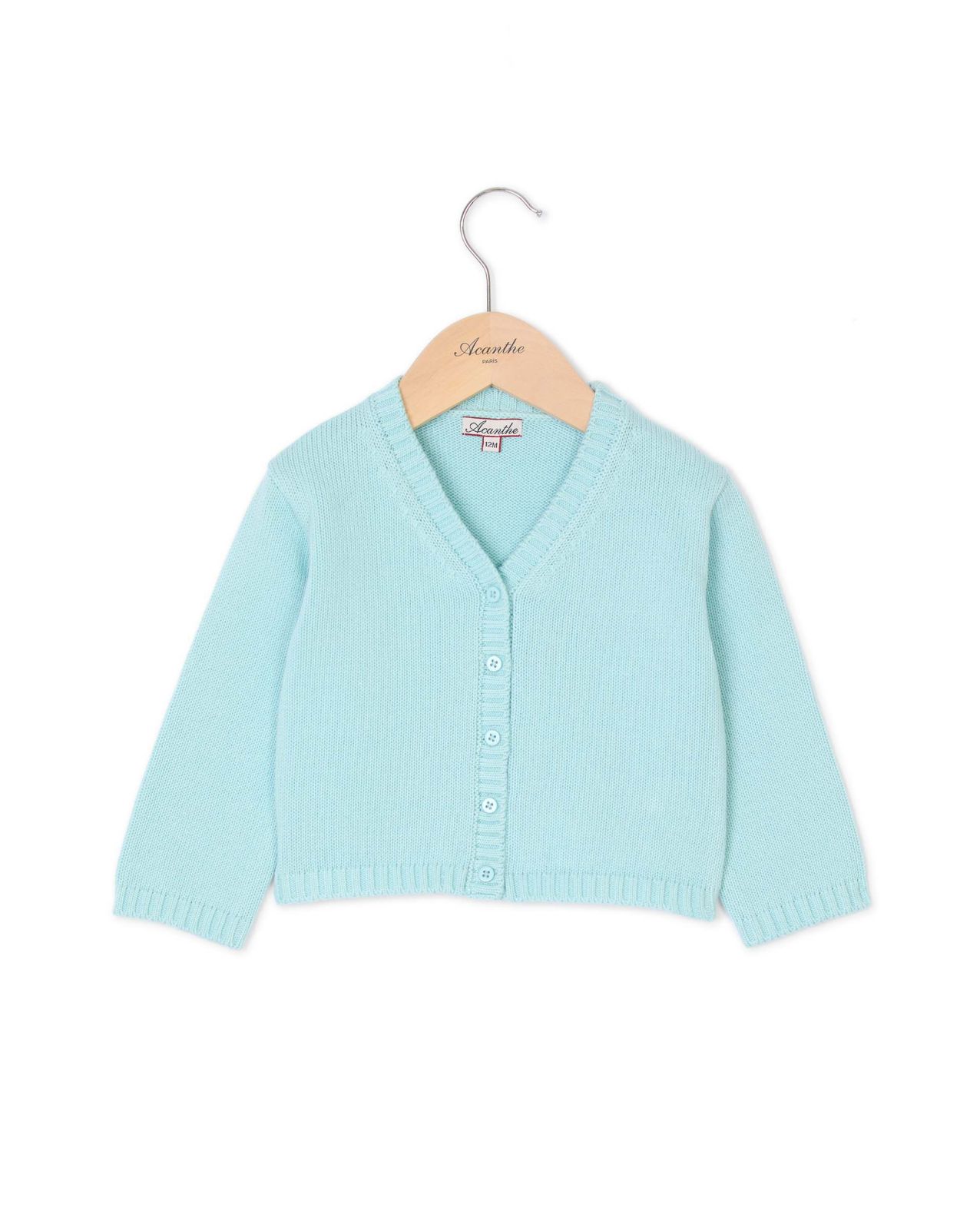 Cardigan V aqua