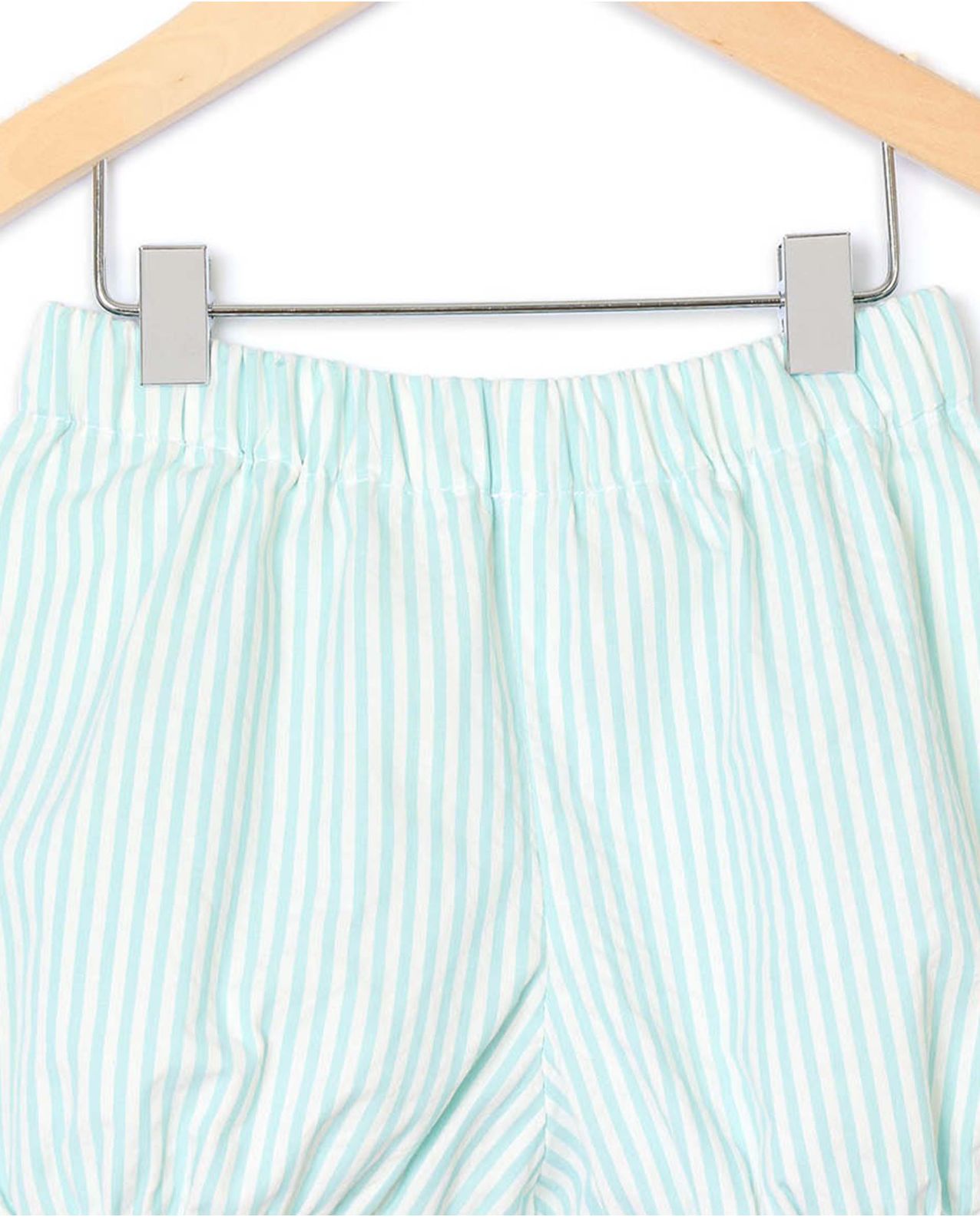 Bloomer seersucker aqua