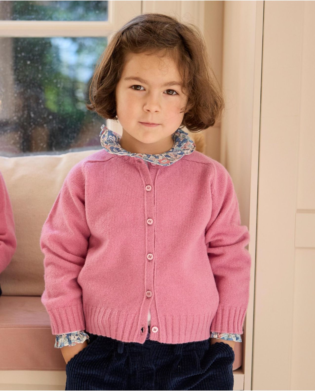 T-shirt à volants en tissu Liberty Betsy