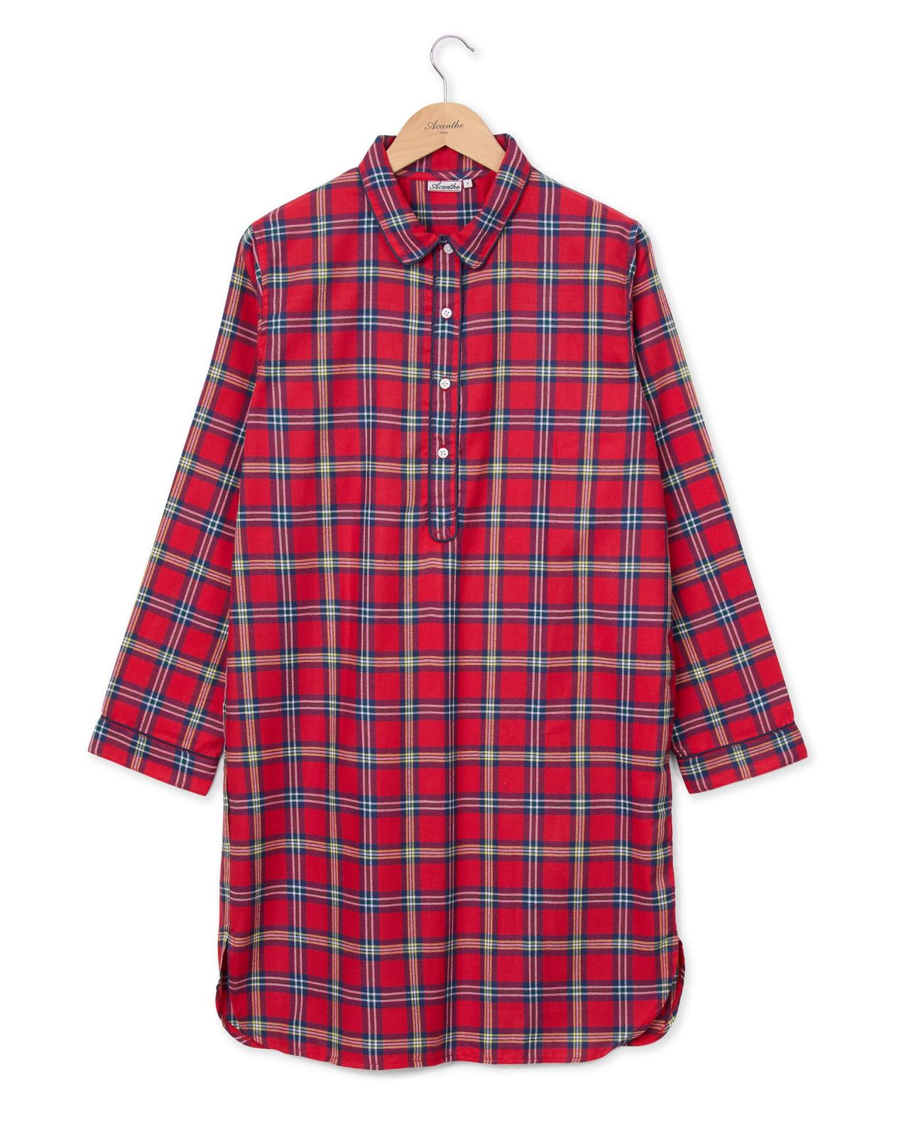 Liquette écossais rouge