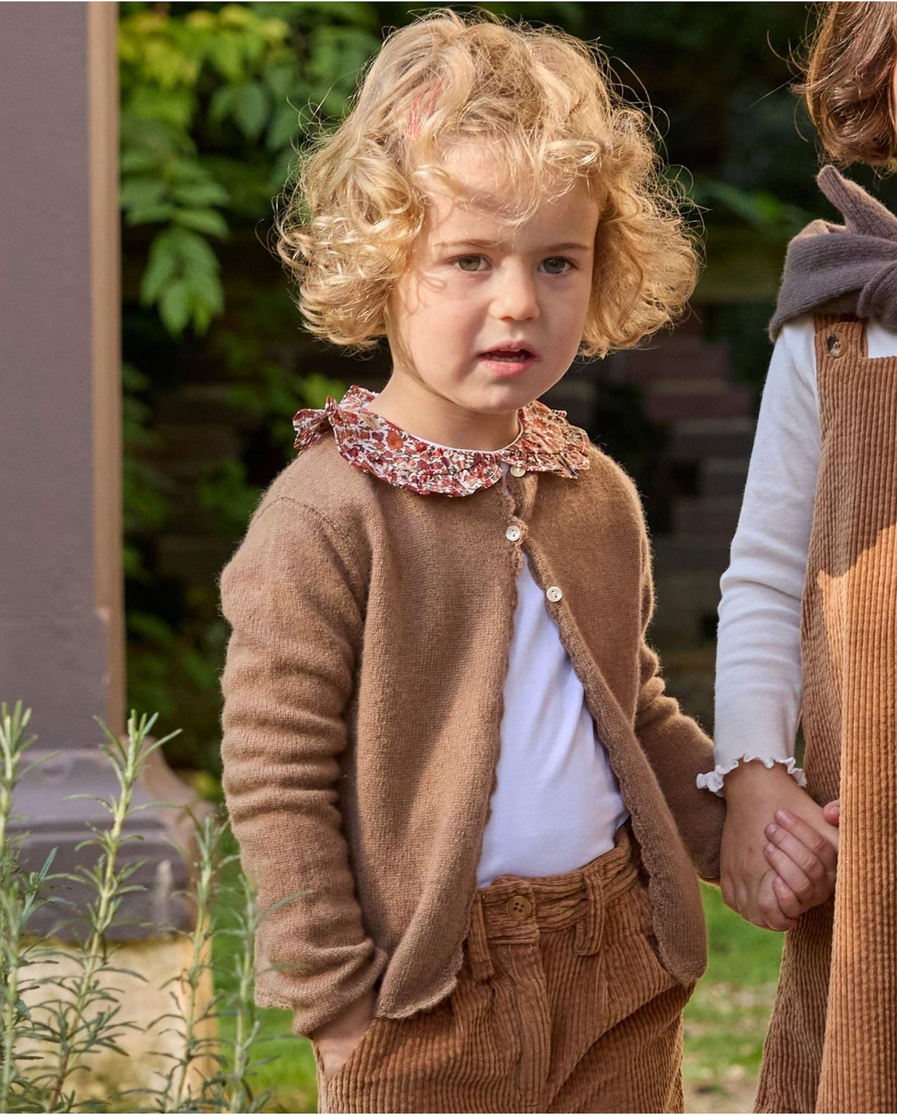 T-shirt col rond en tissu Liberty Poppy Forest