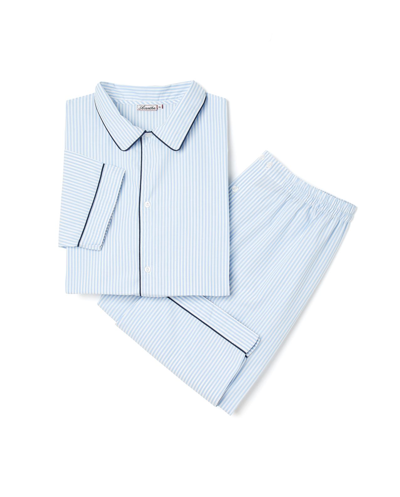 Pyjama long rayure ciel