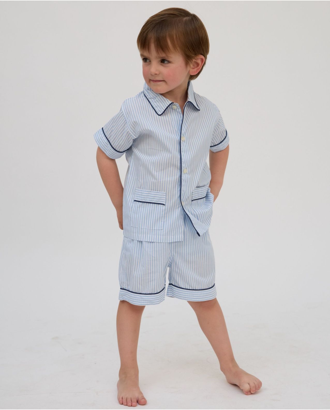 Pyjama rayure ciel