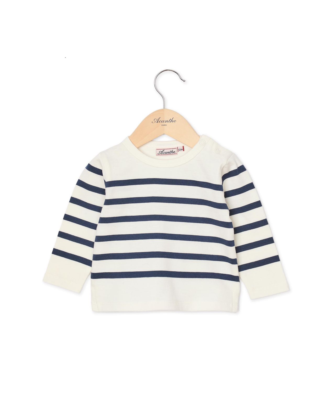 Marinière rayée écru/marine