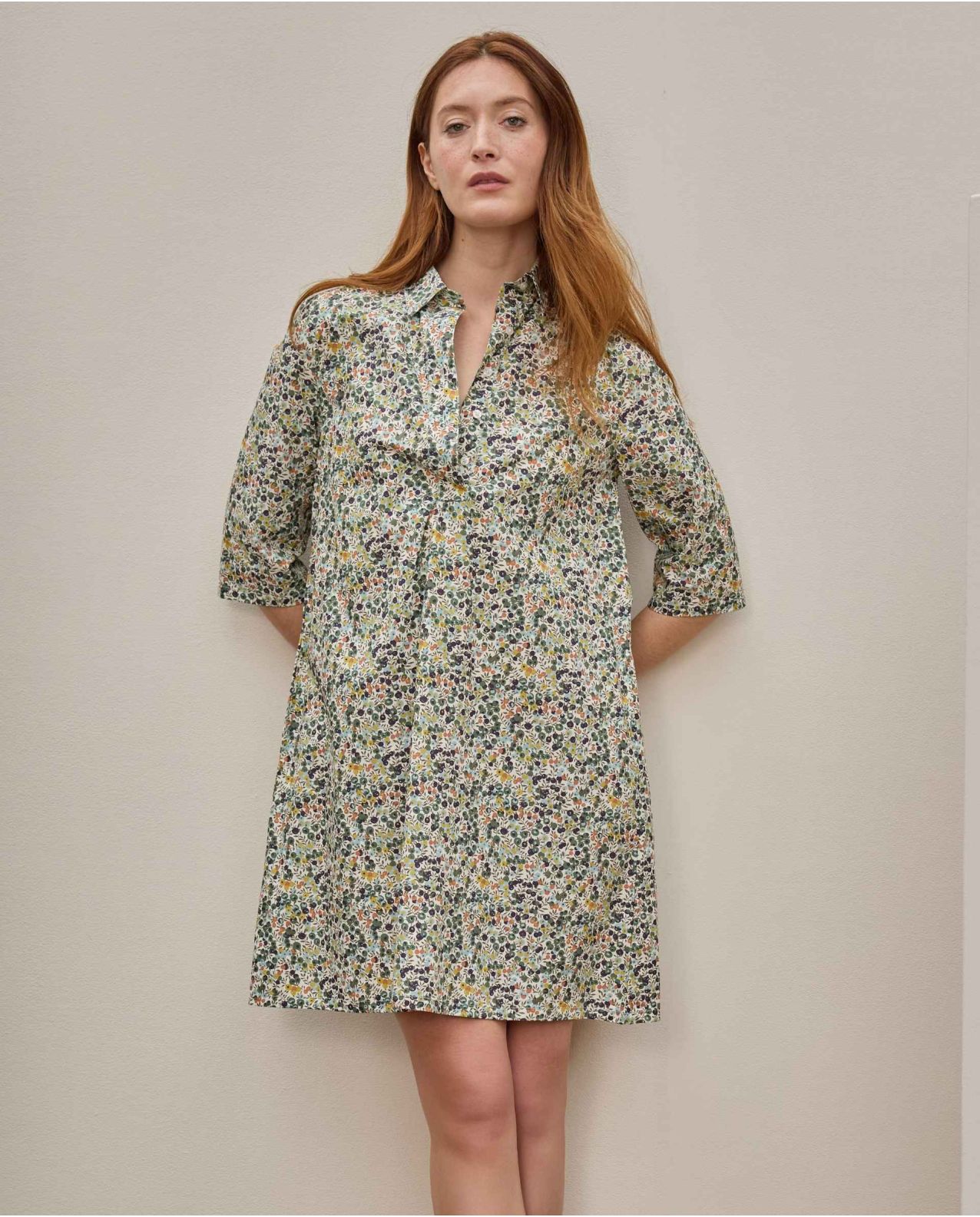 Robe évasée en tissu Liberty Wiltshire