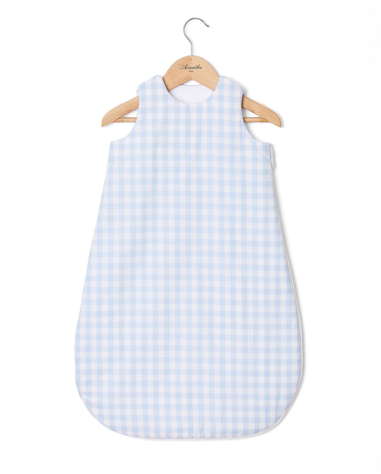 Gigoteuse sans manches gros vichy ciel