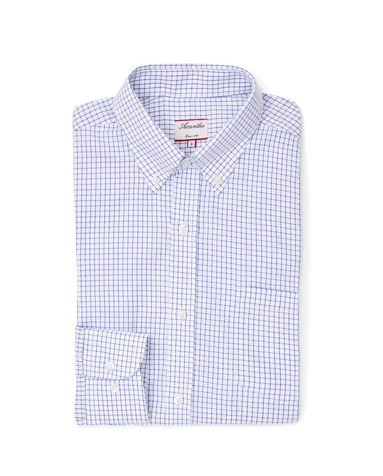 chemise col boutonné coton 