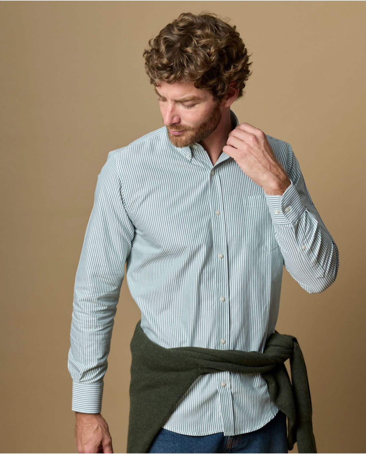 chemise col boutonné coton