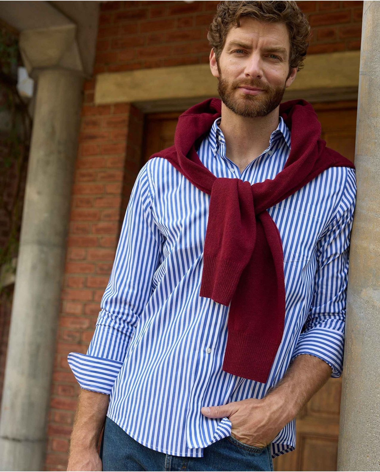 chemise col boutonné coton