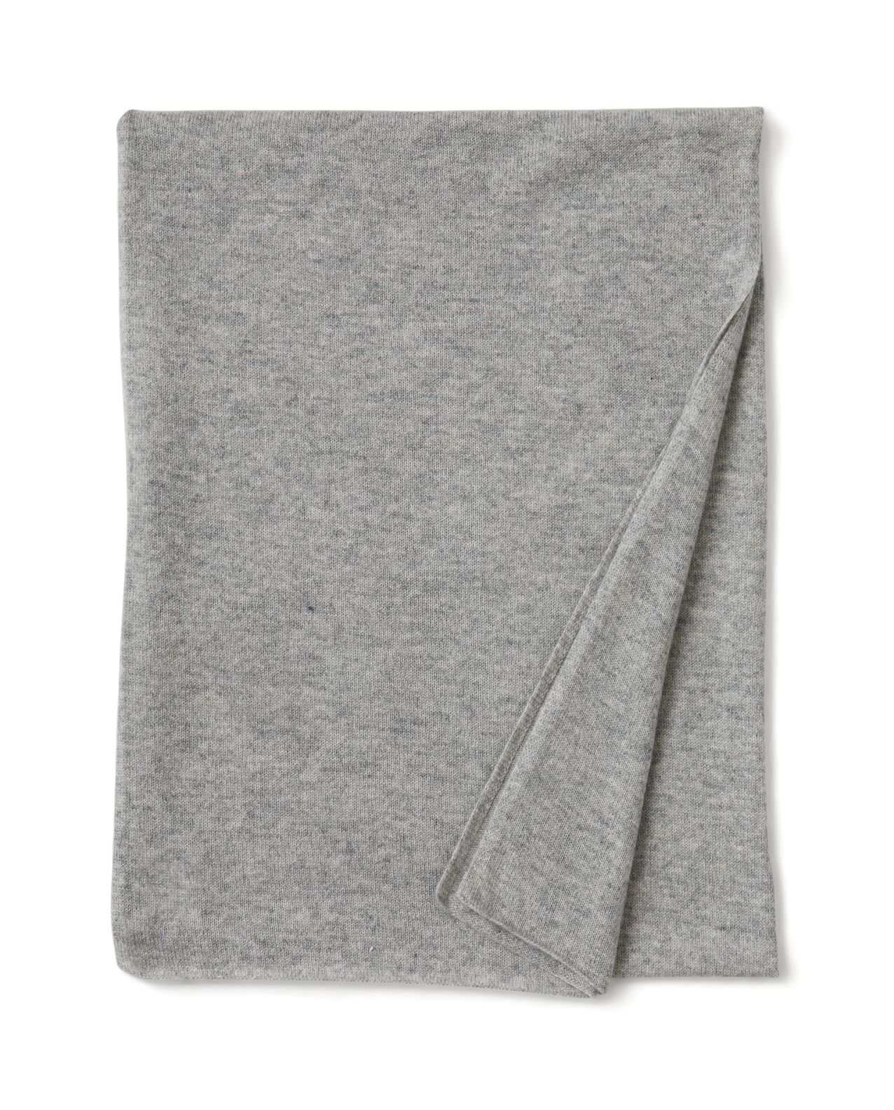 Echarpe gris clair 100% cachemire