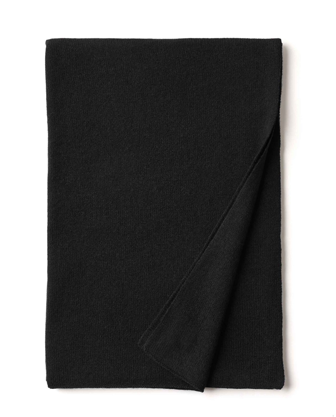 Echarpe longue noir 100% cachemire