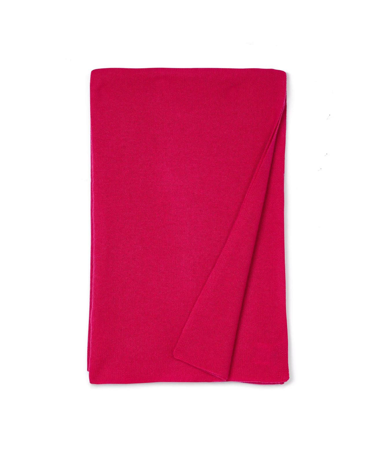 Echarpe longue fushia 100% cachemire
