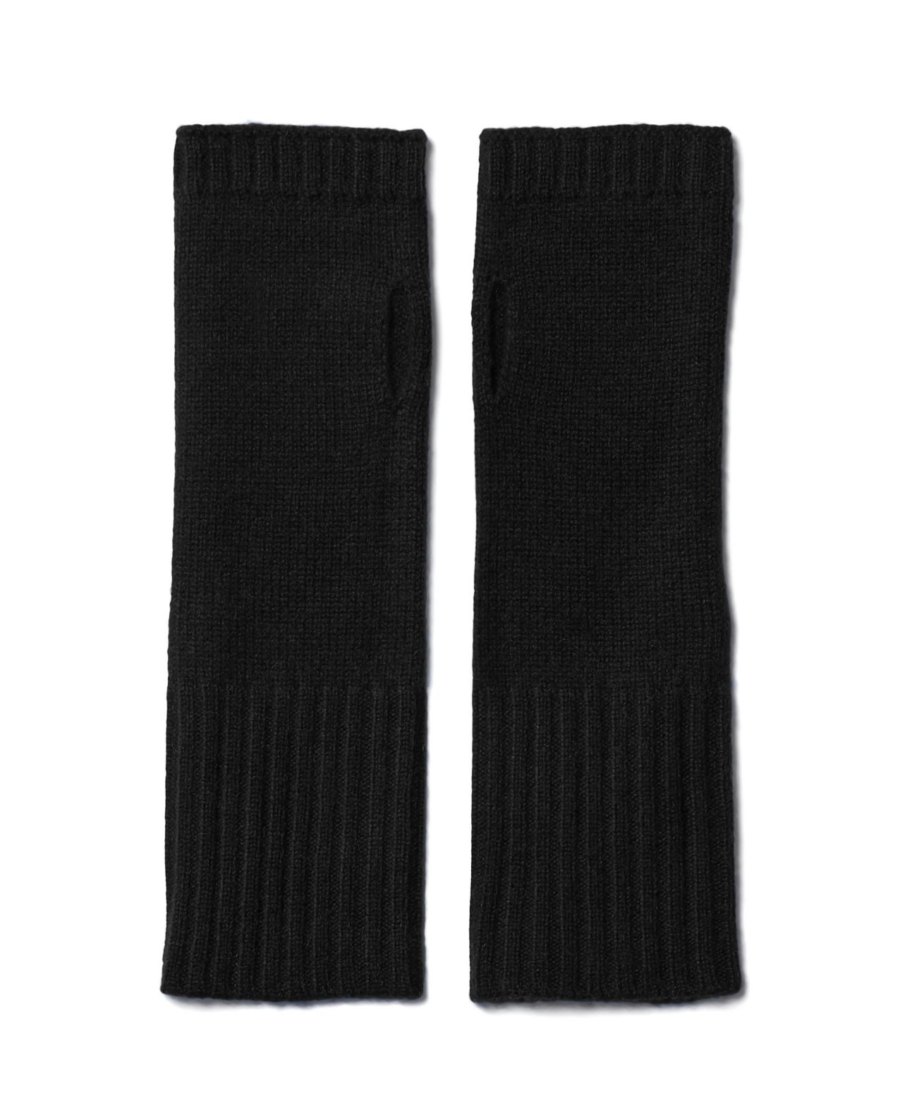 Mitaines noir 100% cachemire