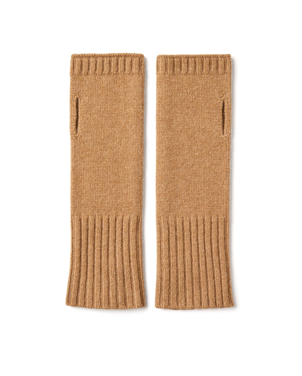 Mitaines camel 100% cachemire