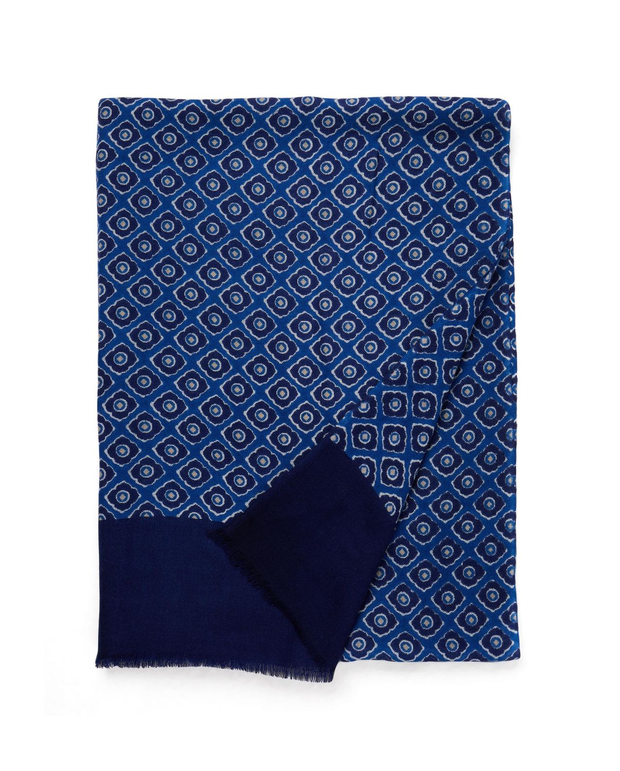 Echarpe en laine imprimé cravate