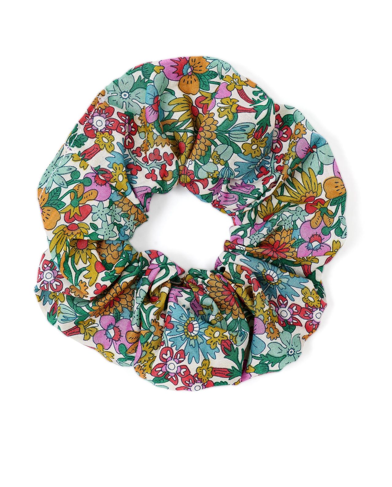 Chouchou en tissu Liberty JUne Blossom 