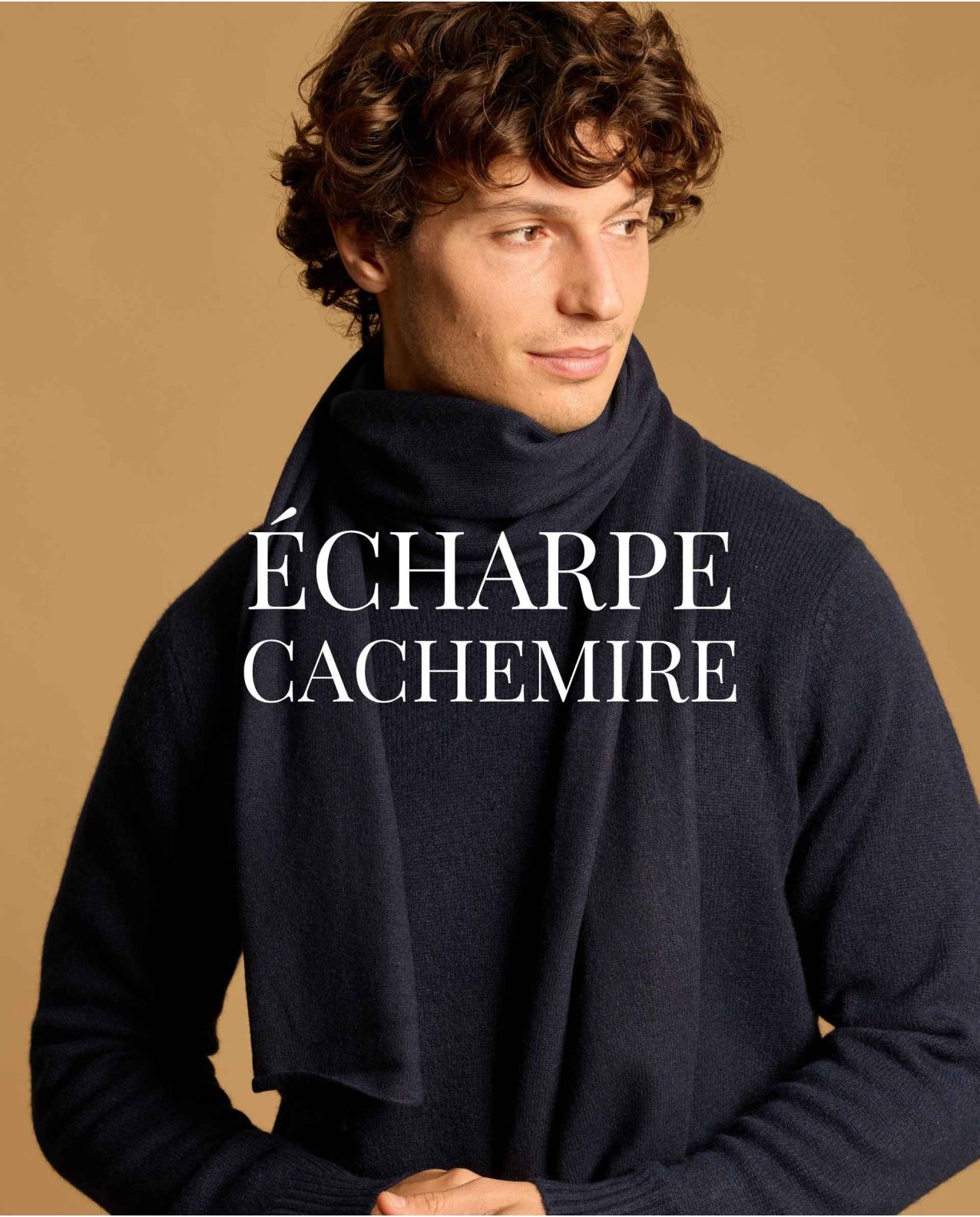 factice écharpe homme