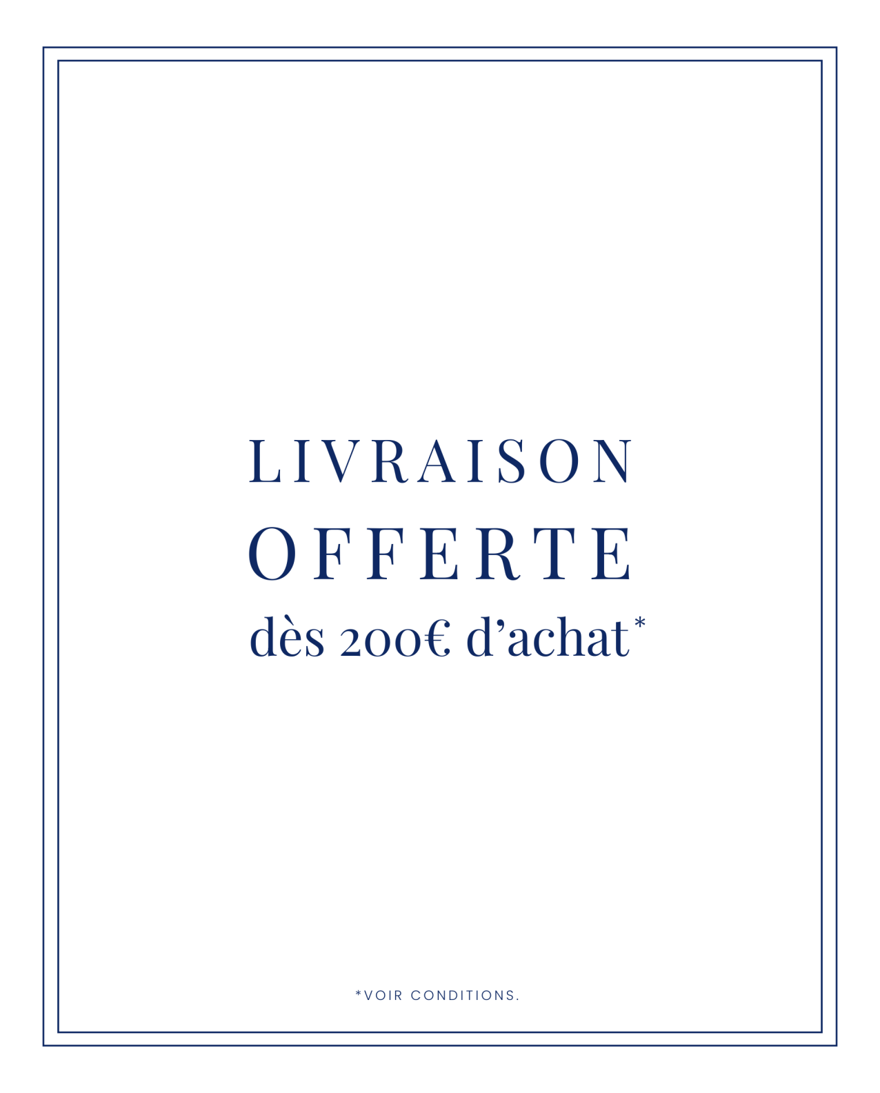 Factice livraison offerte des 200