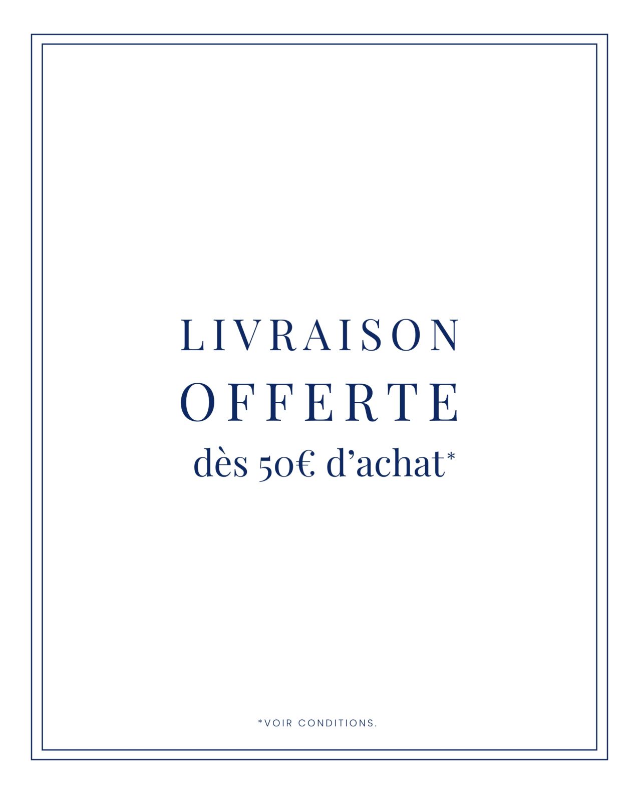 Factice livraison offerte des 50
