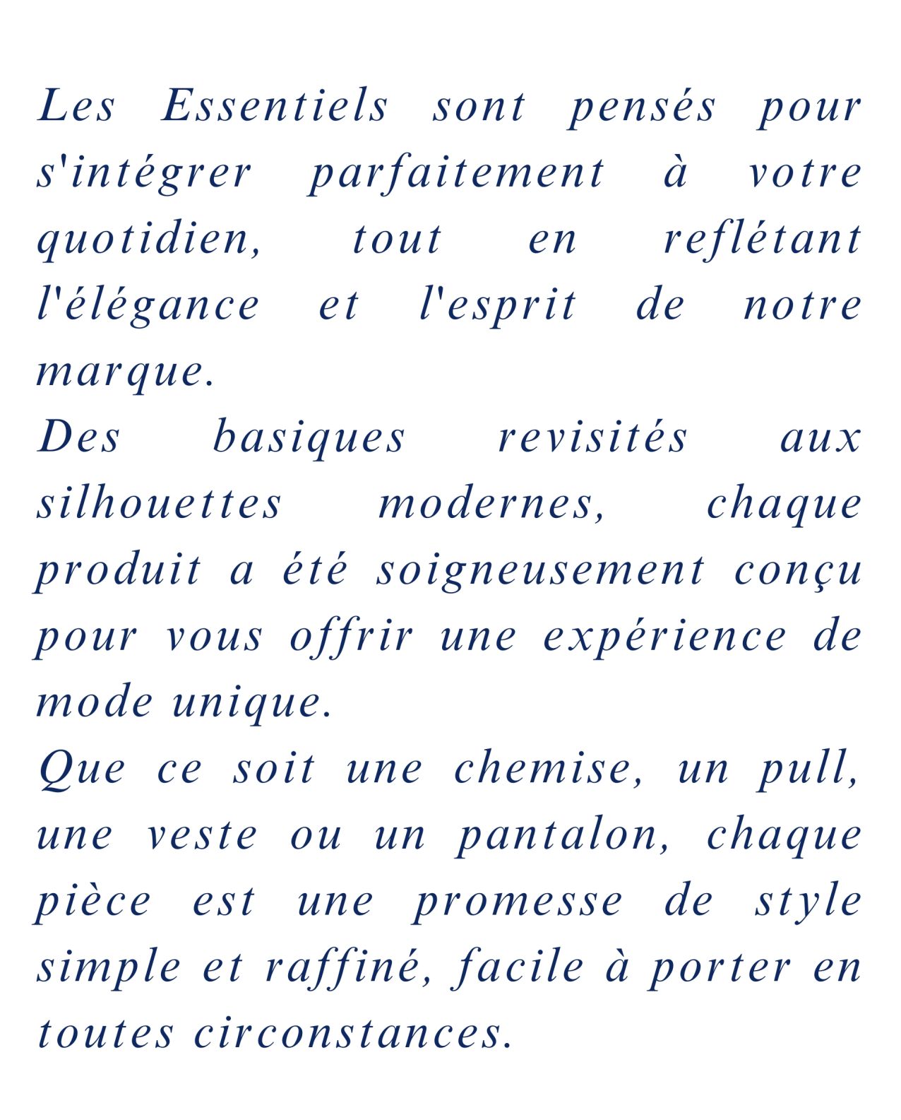 Factice les essentiels intemporel 2