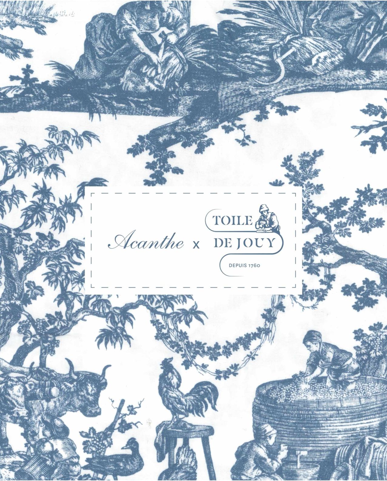 Factice toile de jouy 1