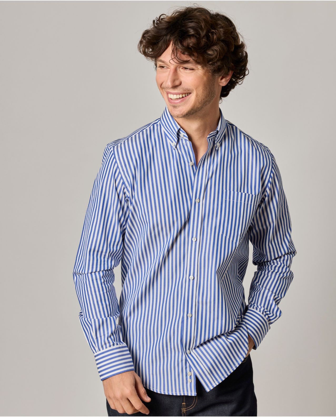 chemise col boutonné coton 