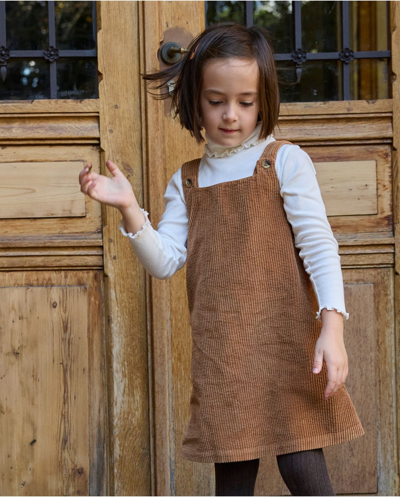 Sous pull point bourdon écru