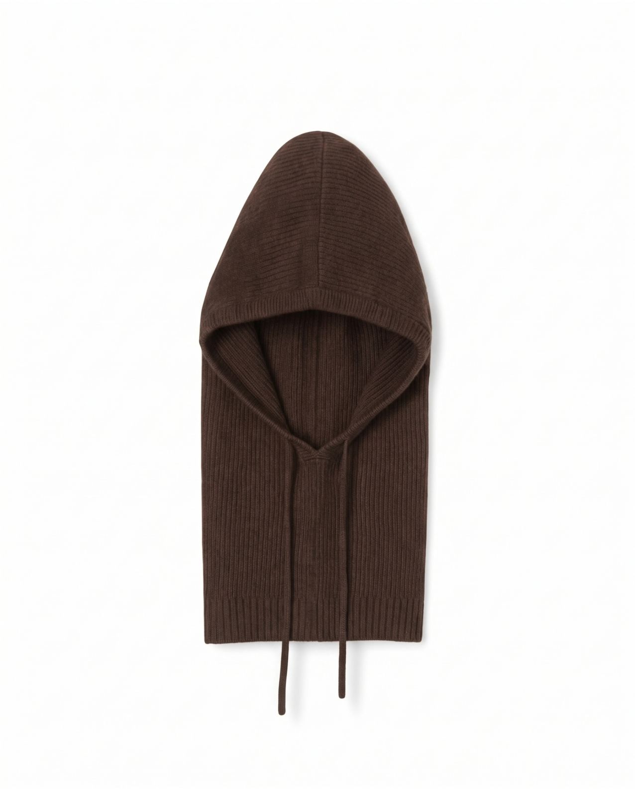 cagoule EMMA côtes 100% cachemire
