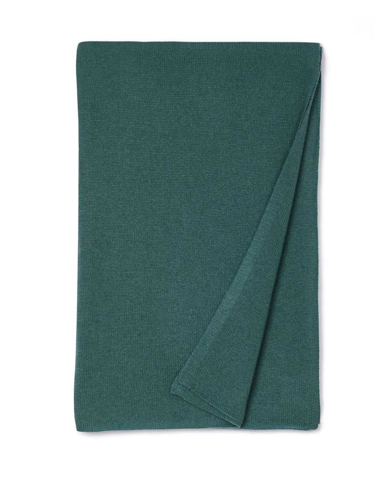 Echarpe longue vert grisé 100% cachemire