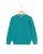 Pull col rond coton vert 