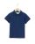Polo jersey manches courtes marine