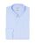 Chemise regular col anglais petit chevron bleu