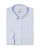 Chemise ajustée col boutonné oxford rayé ciel