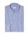 Chemise col boutonné rayure bleue