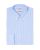 Chemise col boutonné rayures bleu