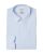 Chemise ajustée col italien microvichy ciel
