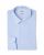 Chemise regular col italien rayures bleu
