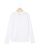 Chemisier jersey coton blanc