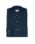 Chemise col boutonné velours indigo